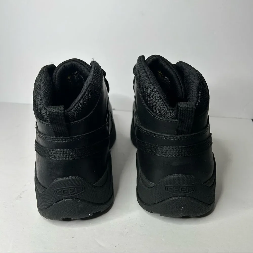 Keen Men's Black uility Leather Boots 11.5 D